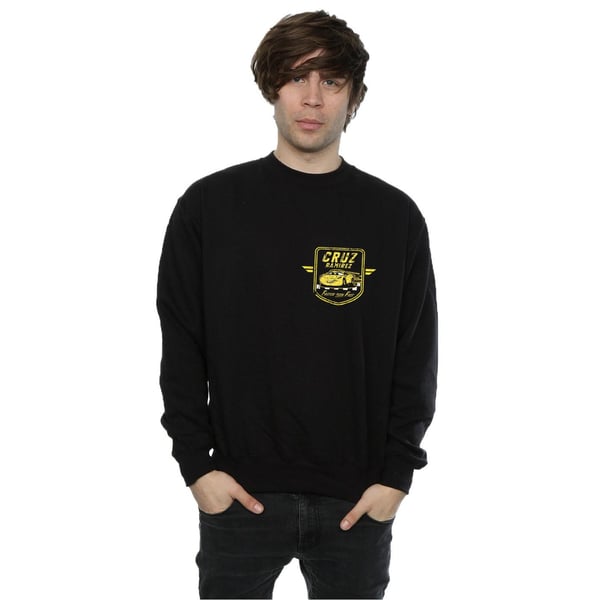 Disney Mens Cars Cruz Ramirez Faux Pocket Logo Sweatshirt