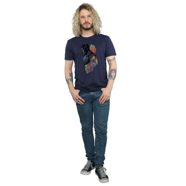 Marvel Mens Black Panther Profile T-Shirt