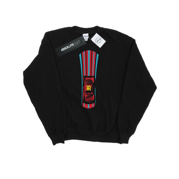Disney Mens Cars Lightning McQueen Stripes Sweatshirt