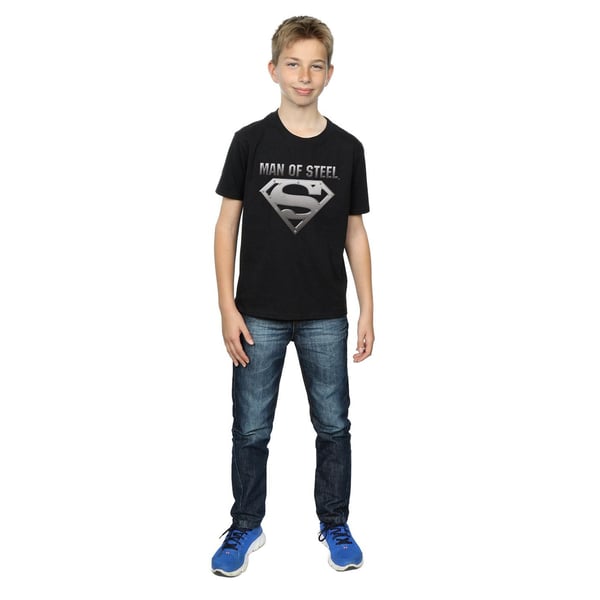 DC Comics Pojkar Stålmannen Man Of Steel Sköld T-shirt