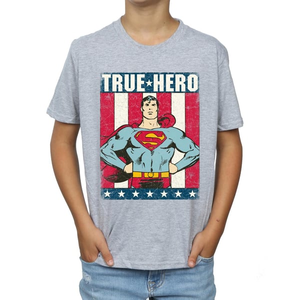 DC Comics Boys Superman True Hero T-paita