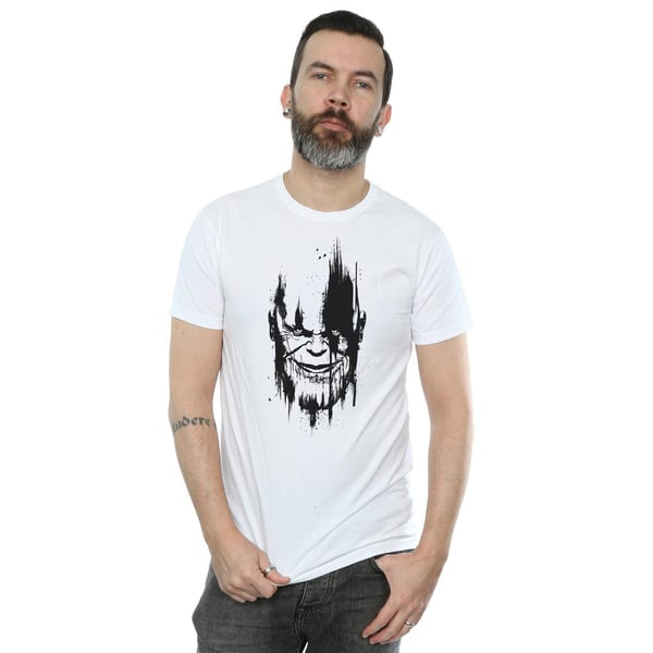Avengers Infinity War Mens Thanos Face Cotton T-Shirt