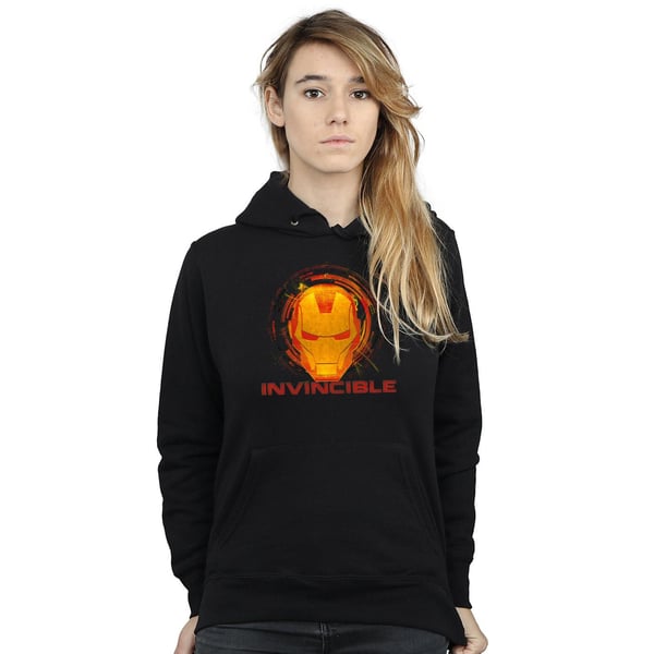 Marvel Womens/Ladies Avengers Iron Man Invincible Hoodie