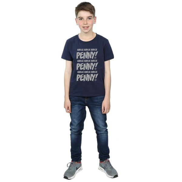 The Big Bang Theory Boys Knock Knock Penny Cotton T-Shirt
