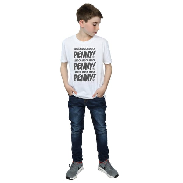 The Big Bang Theory Boys Knock Knock Penny Cotton T-Shirt