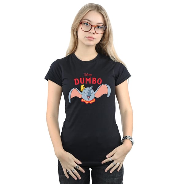 Disney Womens/Ladies Dumbo Smile Cotton T-Shirt