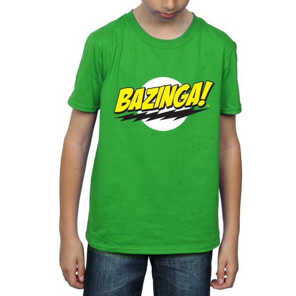 The Big Bang Theory Boys Bazinga Cotton T-Shirt