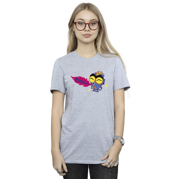 Disney Womens/Ladies Big Hero 6 Baymax Fred Fired Up Cotton Boyfriend T-Shirt