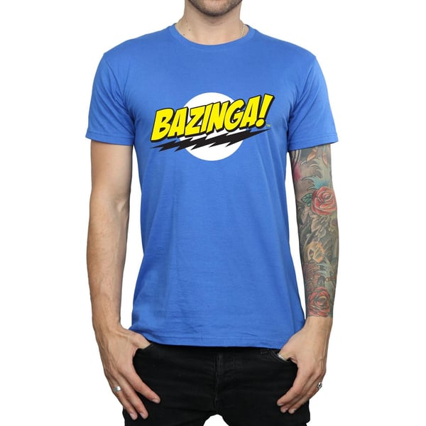 The Big Bang Theory Mens Bazinga Cotton T-Shirt