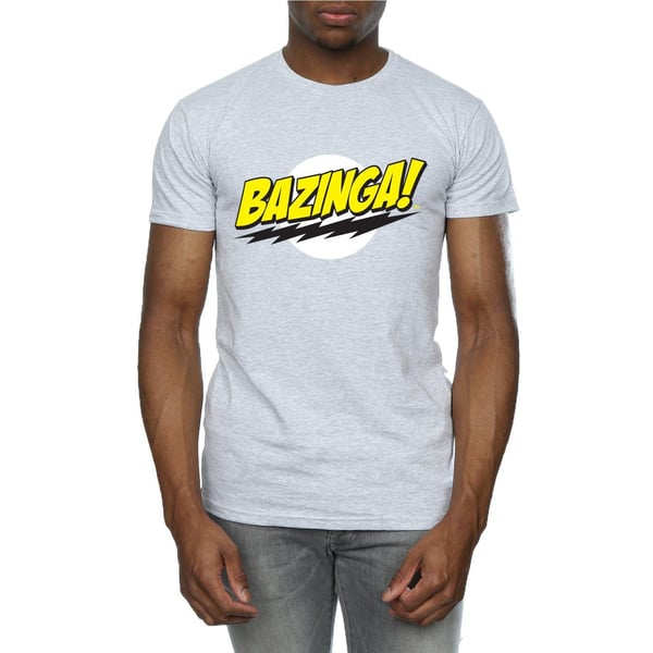 The Big Bang Theory Mens Bazinga Cotton T-Shirt