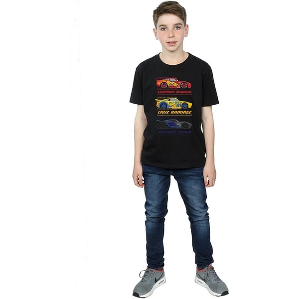 Autot Poikien Racer Profile -puuvillapaita