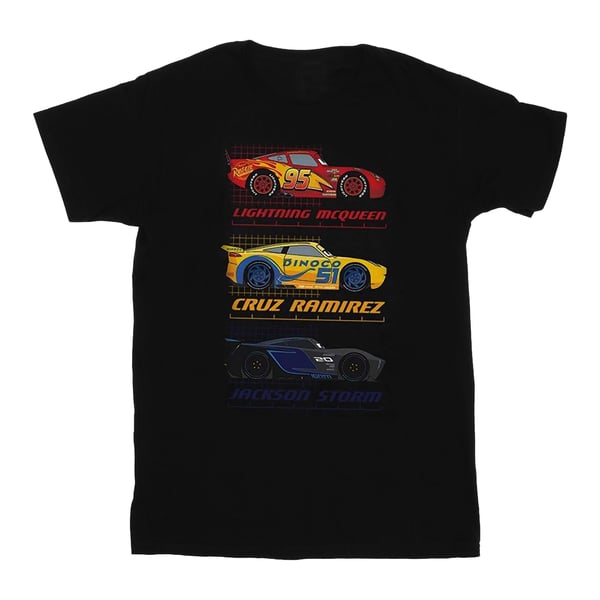 Autot Poikien Racer Profile -puuvillapaita