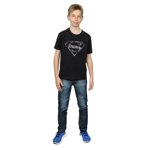 DC Comics Boys Superman Marble Logo T-Shirt
