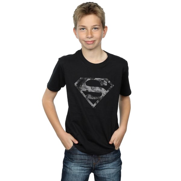 DC Comics Boys Superman Marble Logo T-Shirt