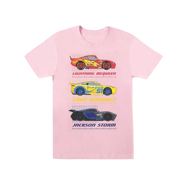 Cars Girls Racer Profile Cotton T-Shirt