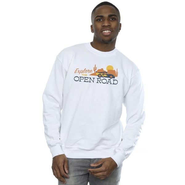 Disney Mens Cars Explore The Open Road Sweatshirt