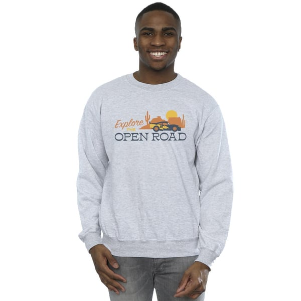 Disney Mens Cars Explore The Open Road Sweatshirt