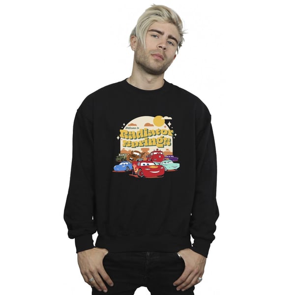 Disney Mens Cars Radiator Springs Group Sweatshirt