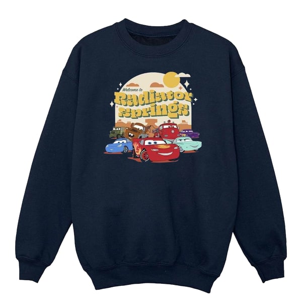 Disney Mens Cars Radiator Springs Group Sweatshirt