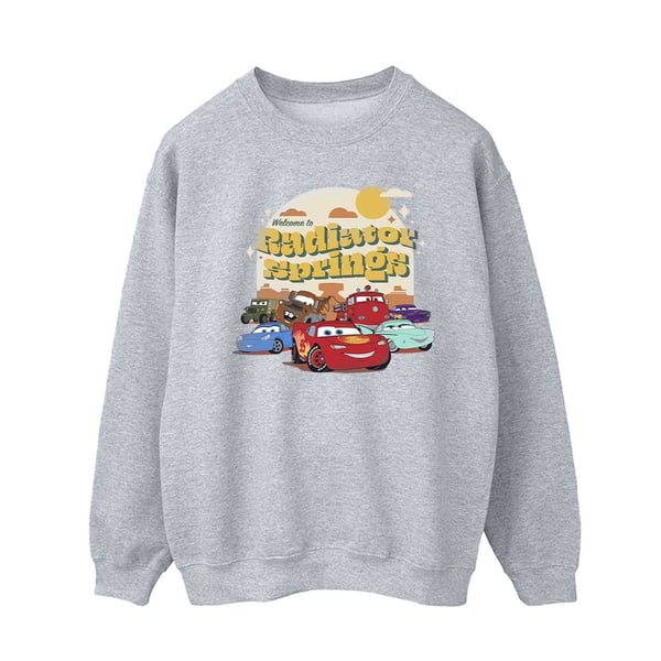 Disney Mens Cars Radiator Springs Group Sweatshirt