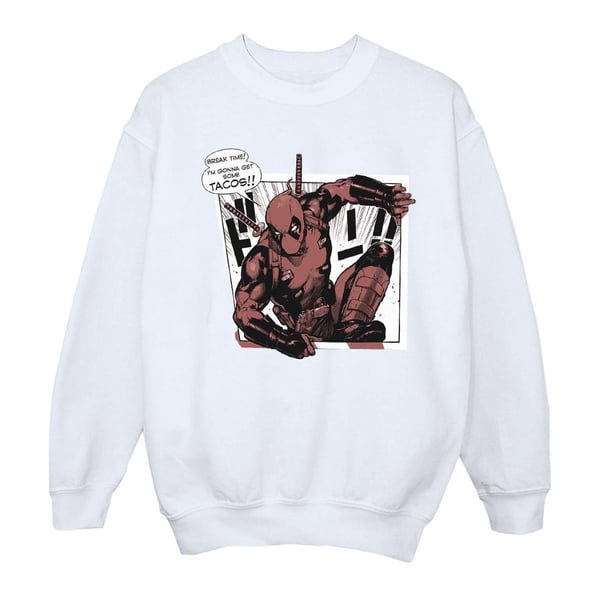 Marvel Womens/Ladies Deadpool Breaktime Tacos Sweatshirt