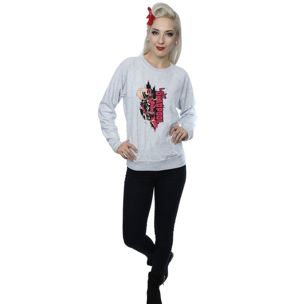 Marvel Womens/Ladies Deadpool Lady Deadpool Sweatshirt