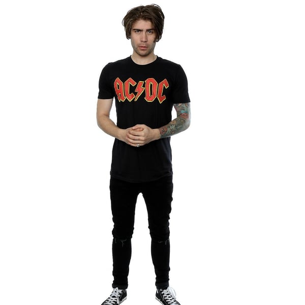 AC/DC Mens Logo Cotton T-Shirt