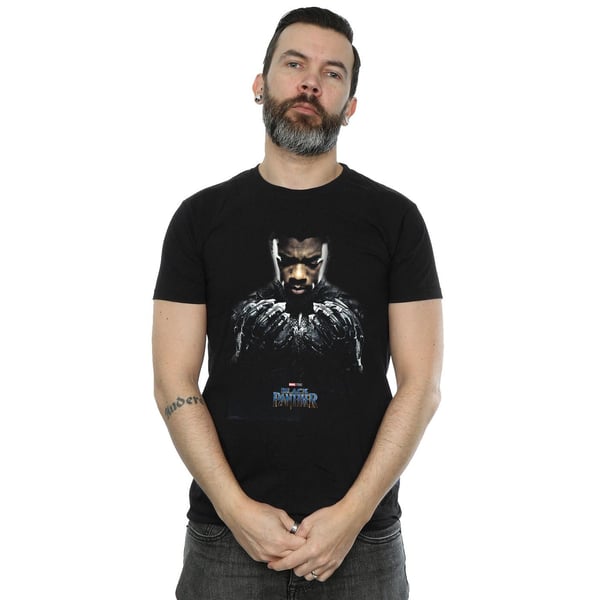 Marvel Mens Black Panther T´Challa Poster T-Shirt