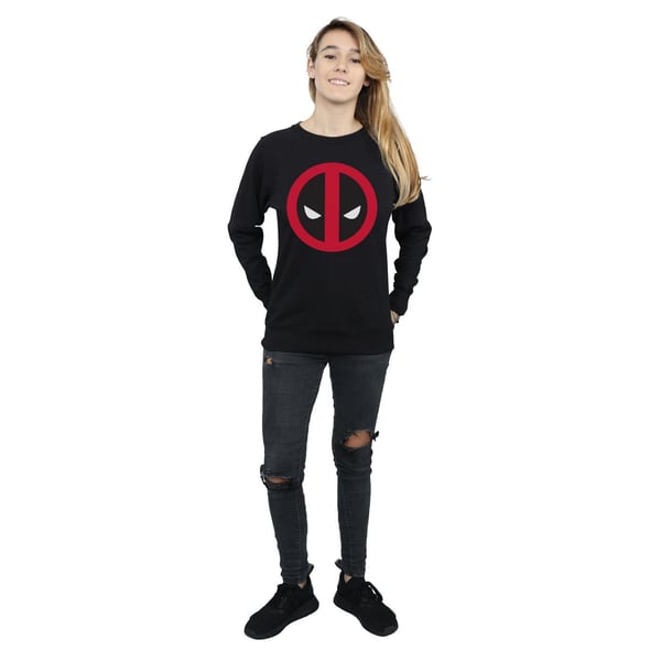 Marvel Dam/Dam Deadpool Stor Ren Logotyp Tröja