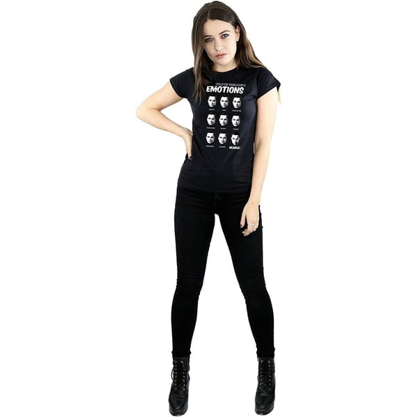 The Big Bang Theory Womens/Ladies Emotions Sheldon Cotton Boyfriend T-Shirt