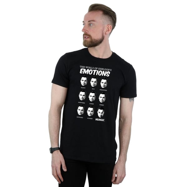 The Big Bang Theory Mens Emotions Sheldon Cotton T-Shirt