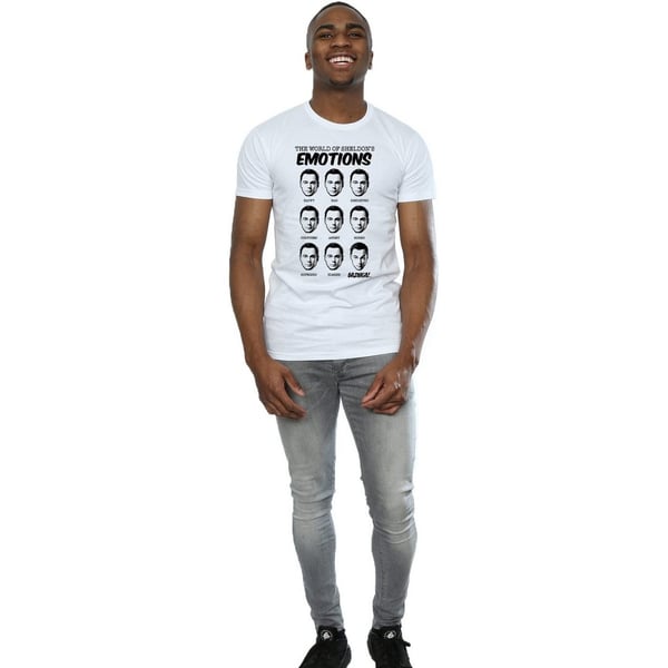The Big Bang Theory Mens Emotions Sheldon Cotton T-Shirt