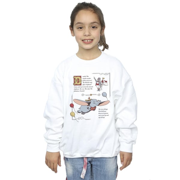 Disney Girls Dumbo Story Book Page Sweatshirt