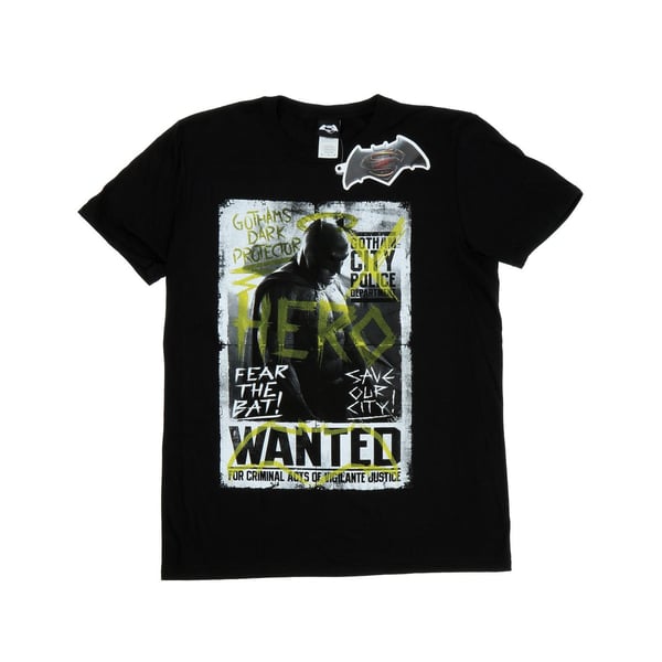 DC Comics Herr Batman v Superman Efterlyst-affisch T-shirt
