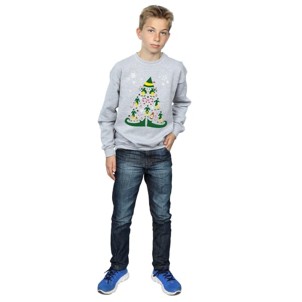 Elf Boys Christmas Tree Sweatshirt