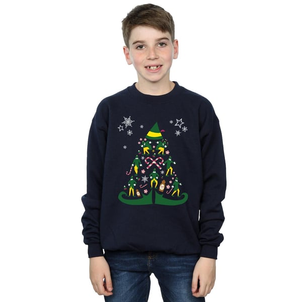 Elf Boys Christmas Tree Sweatshirt
