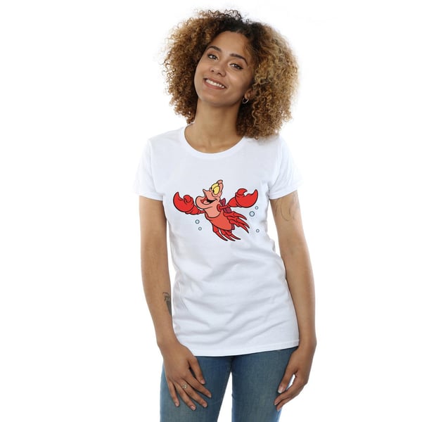 Disney Womens/Ladies The Little Mermaid Sebastian Bubbles Cotton T-Shirt