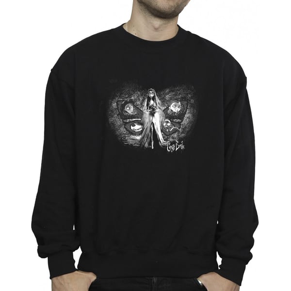 Corpse Bride Mens Emily Butterfly Sweatshirt