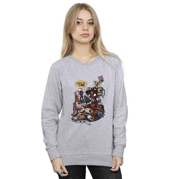 Marvel Womens/Ladies Deadpool Merchandise Royalties Sweatshirt