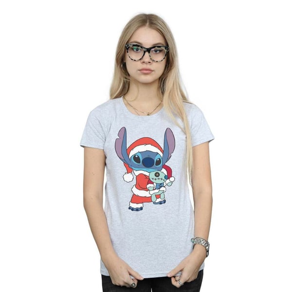 Disney Womens/Ladies Lilo And Stitch Stitch Christmas Cotton T-Shirt
