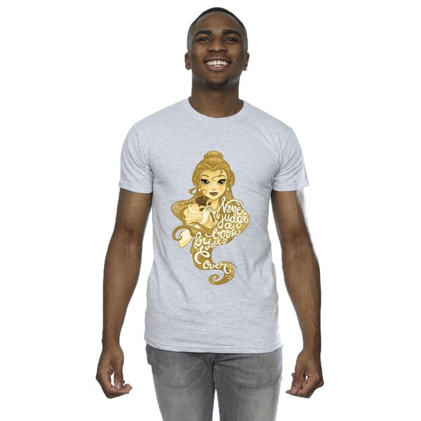 Disney Mens Beauty And The Beast Never Judge T-Shirt