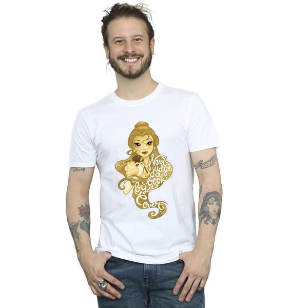 Disney Mens Beauty And The Beast Never Judge T-Shirt