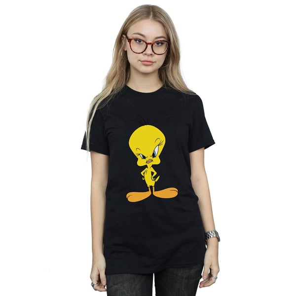 Looney Tunes Womens/Ladies Angry Tweety Cotton Boyfriend T-Shirt