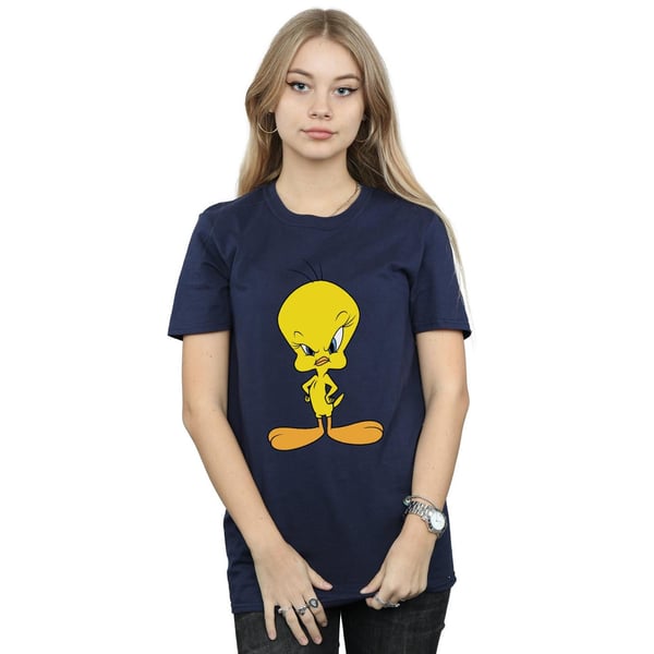 Looney Tunes Womens/Ladies Angry Tweety Cotton Boyfriend T-Shirt