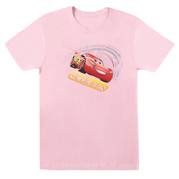 Disney Womens/Ladies Cars Lightning McQueen Cotton Boyfriend T-Shirt
