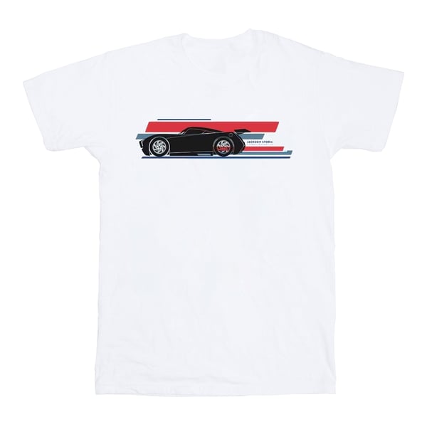 Disney Womens/Ladies Cars Jackson Storm Stripes Cotton Boyfriend T-Shirt