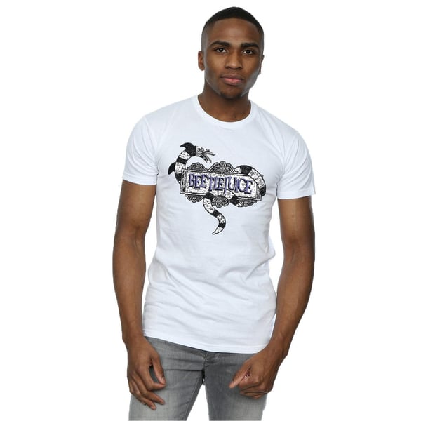 Beetlejuice Mens Sandworm Logo T-Shirt