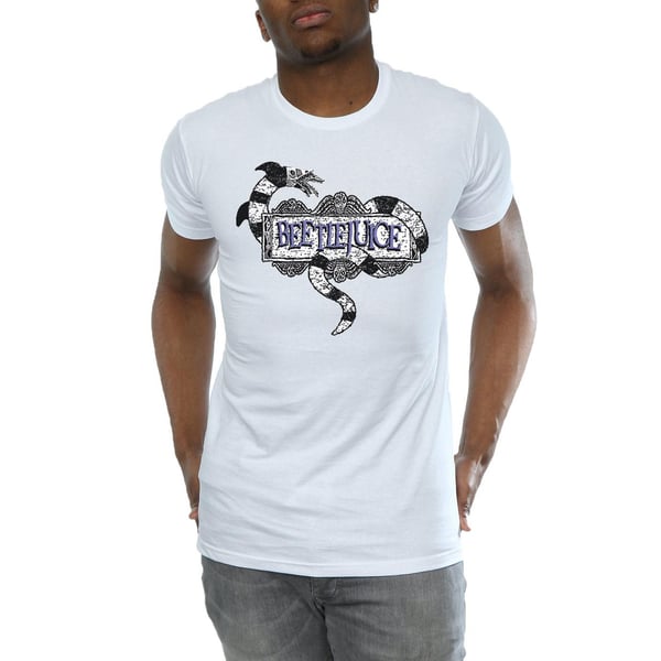 Beetlejuice Mens Sandworm Logo T-Shirt
