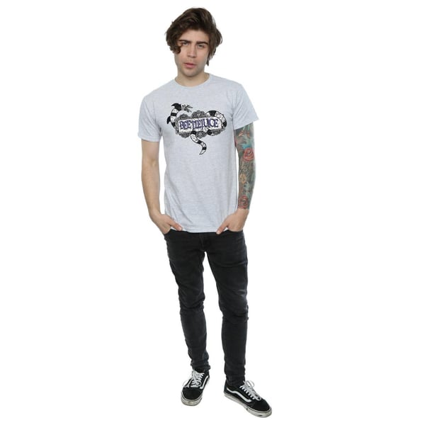 Beetlejuice Mens Sandworm Logo T-Shirt