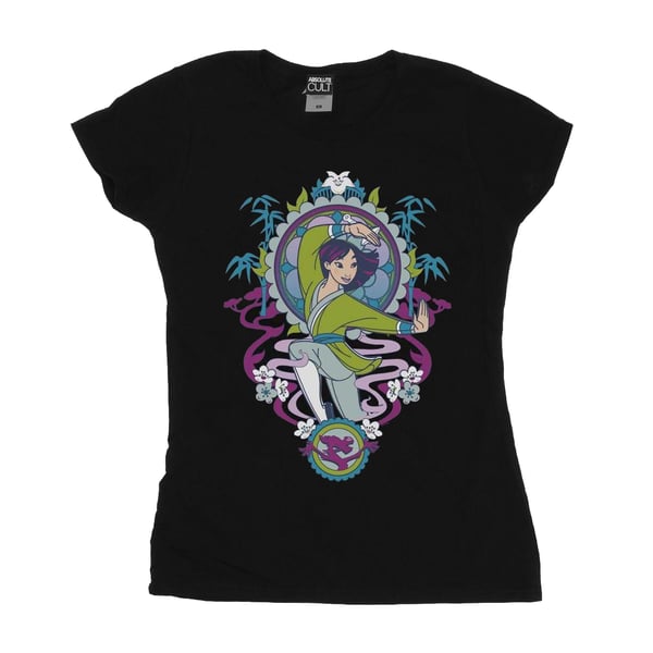 Disney Womens/Ladies Mulan Ornamental Cotton T-Shirt